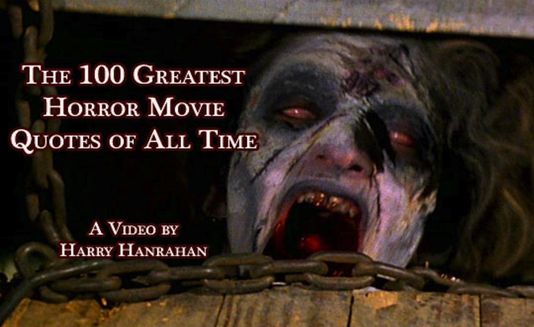 ... then look at the complete list of horror movies Hanrahan pulled from