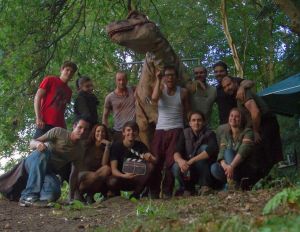 The cast and crew. Hope they had a better time making it than I did watching it...